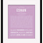 Frame Options | Lilac | Black Frame, Matted