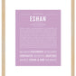 Frame Options | Lilac | Maple Frame, Matted