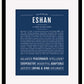Frame Options | Midnight Blue | Black Frame, Matted
