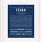 Frame Options | Midnight Blue | White Frame, Matted