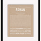 Frame Options | Tan | Black Frame, Matted