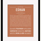 Frame Options | Terra Cotta | Black Frame, Matted