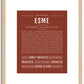 Esme | Name Art Print