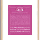 Esme | Name Art Print