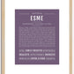 Esme | Name Art Print