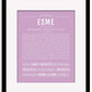 Frame Options | Lilac | Black Frame, Matted