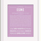 Frame Options | Lilac | White Frame, Matted