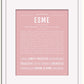 Frame Options | Dusty Rose | White Frame, Matted