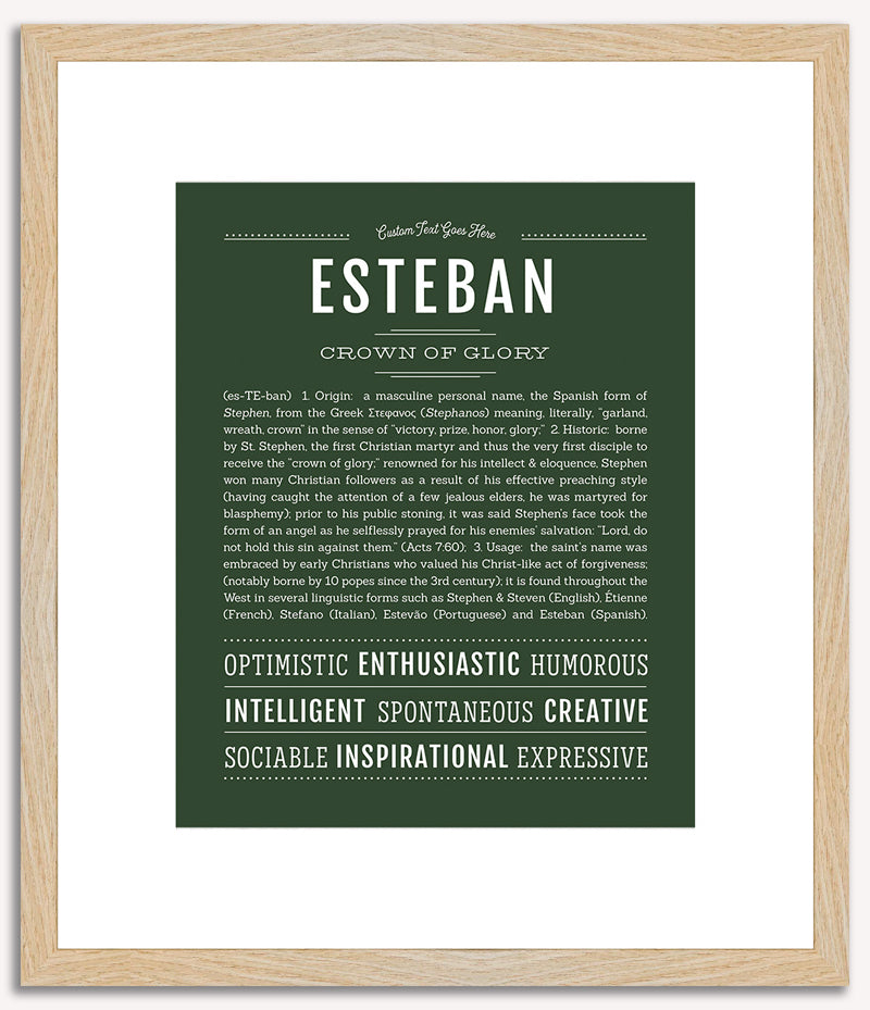 Esteban | Name Art Print