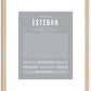 Esteban | Name Art Print