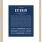 Esteban | Name Art Print