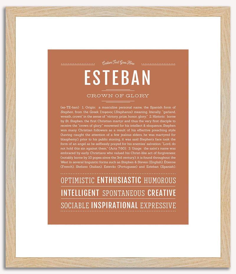 Esteban | Name Art Print