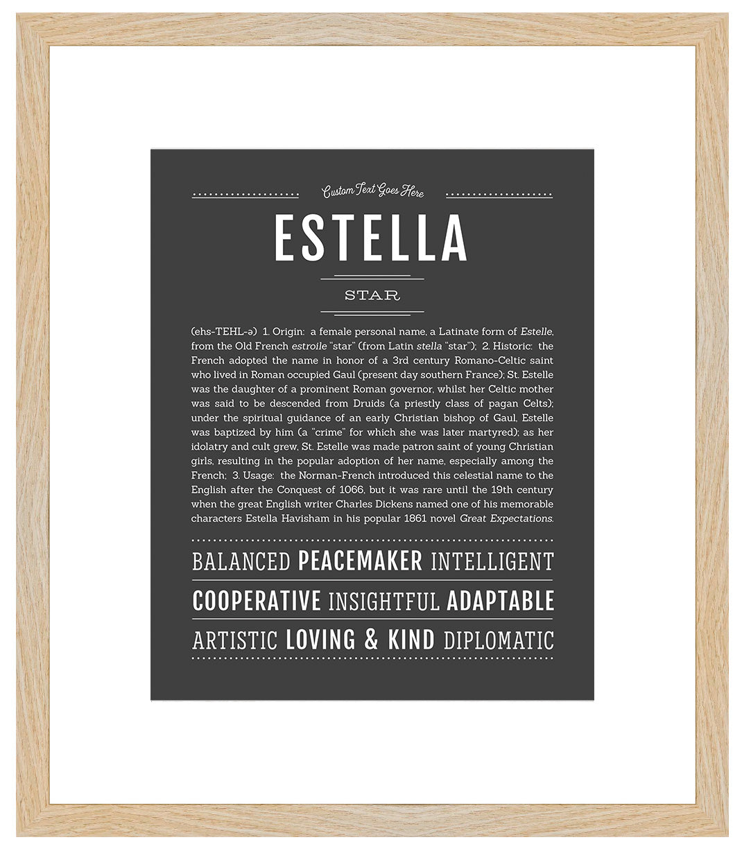 Estella | Name Art Print