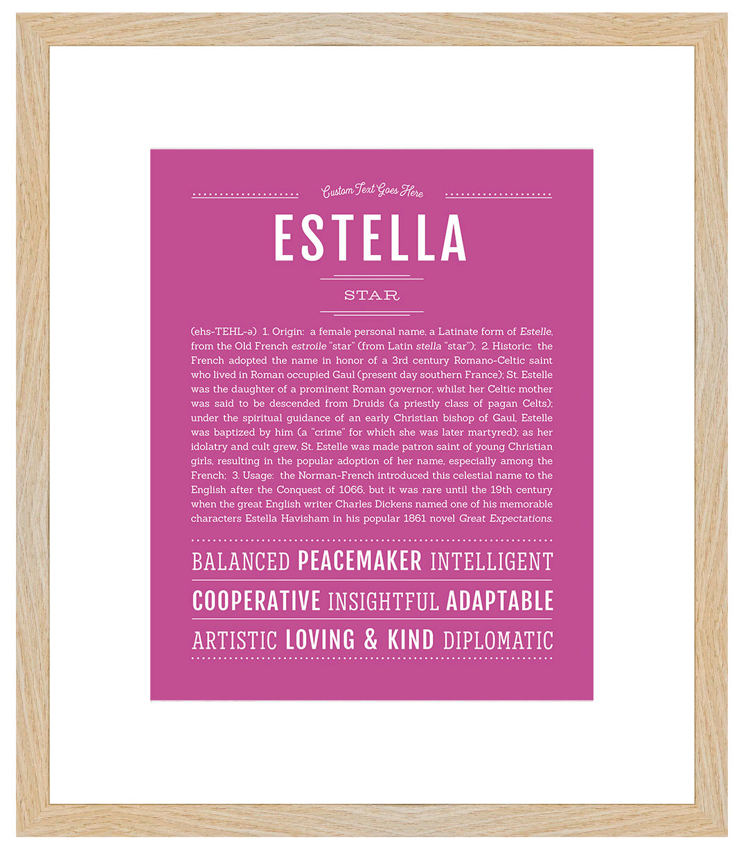 Estella | Name Art Print