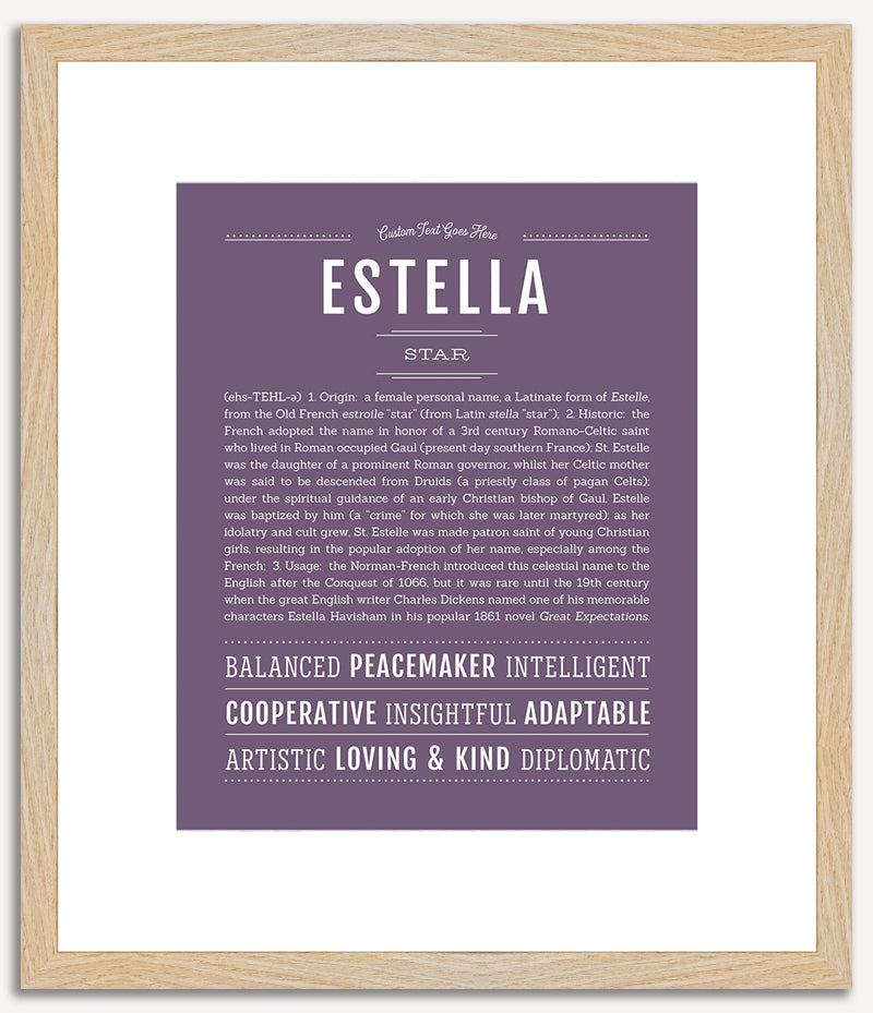 Estella | Name Art Print