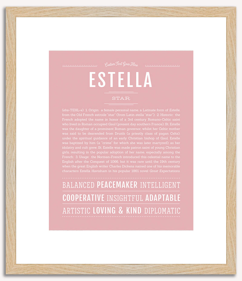 Estella | Name Art Print