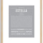 Estella | Name Art Print