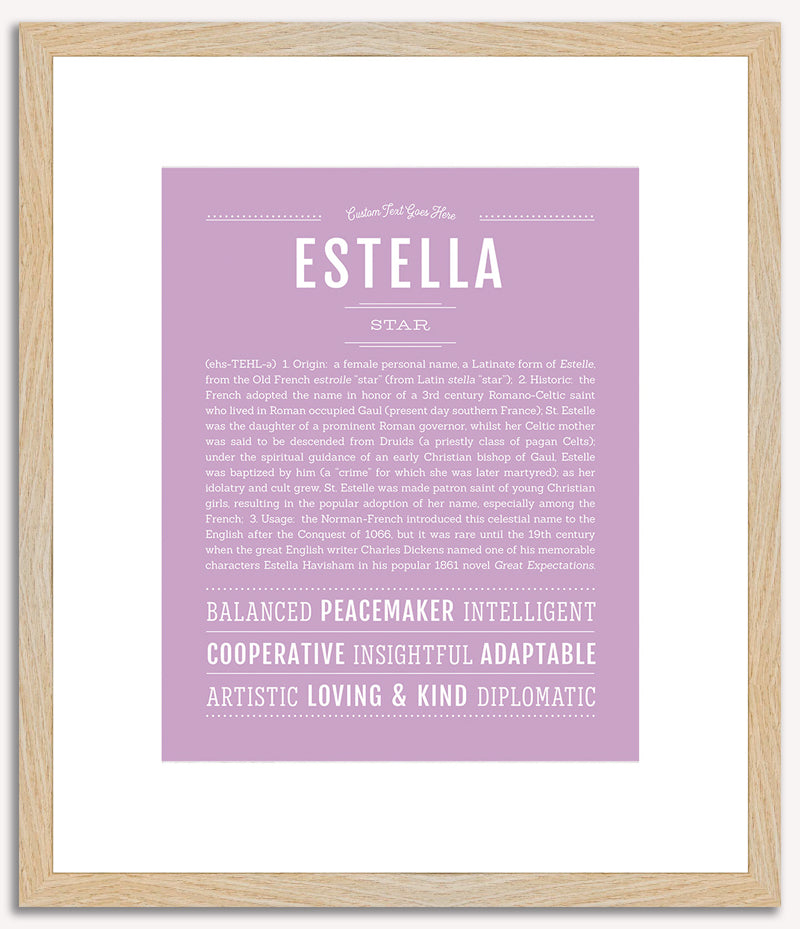 Estella | Name Art Print