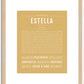 Estella | Name Art Print