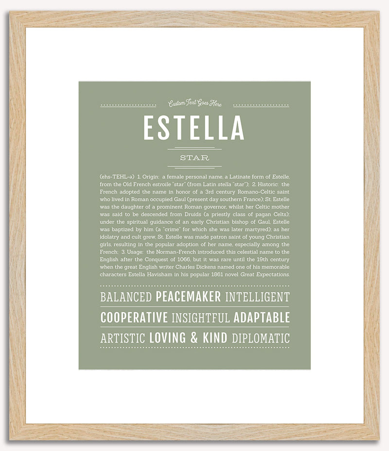 Estella | Name Art Print