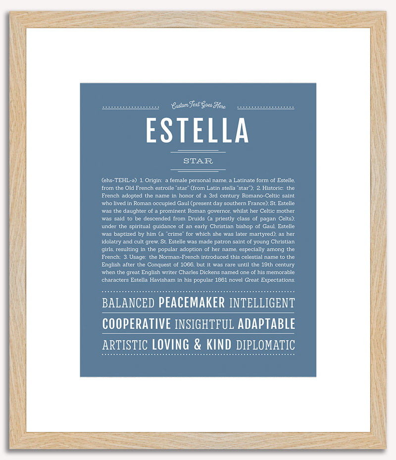 Estella | Name Art Print