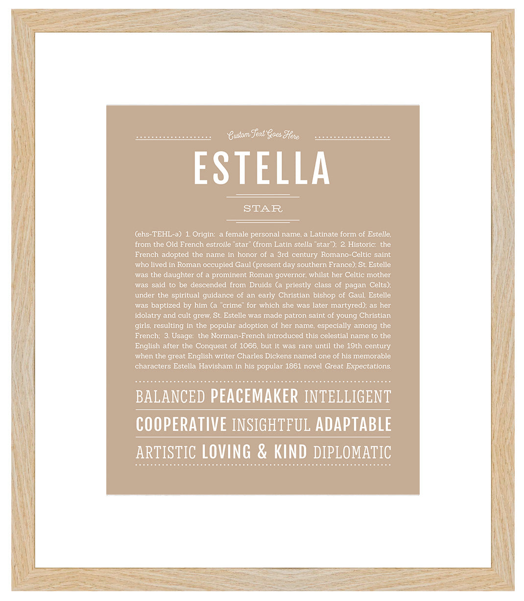 Estella | Name Art Print