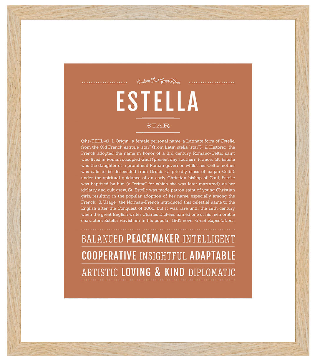 Estella | Name Art Print