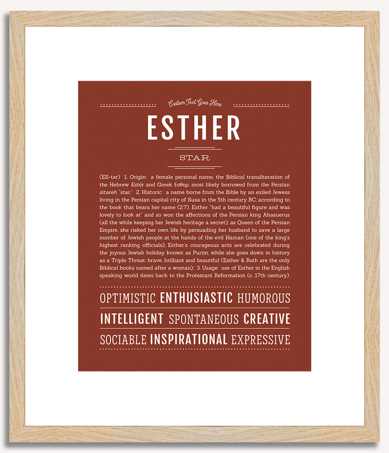 Esther | Name Art Print