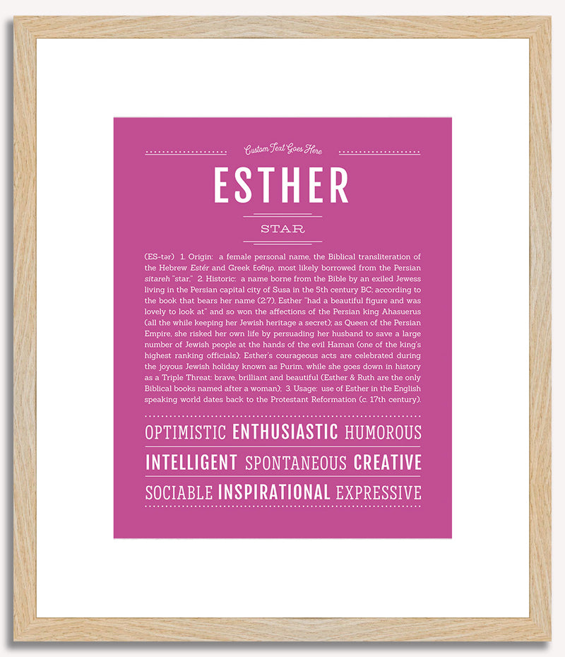 Esther | Name Art Print