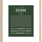 Esther | Name Art Print