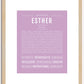 Esther | Name Art Print