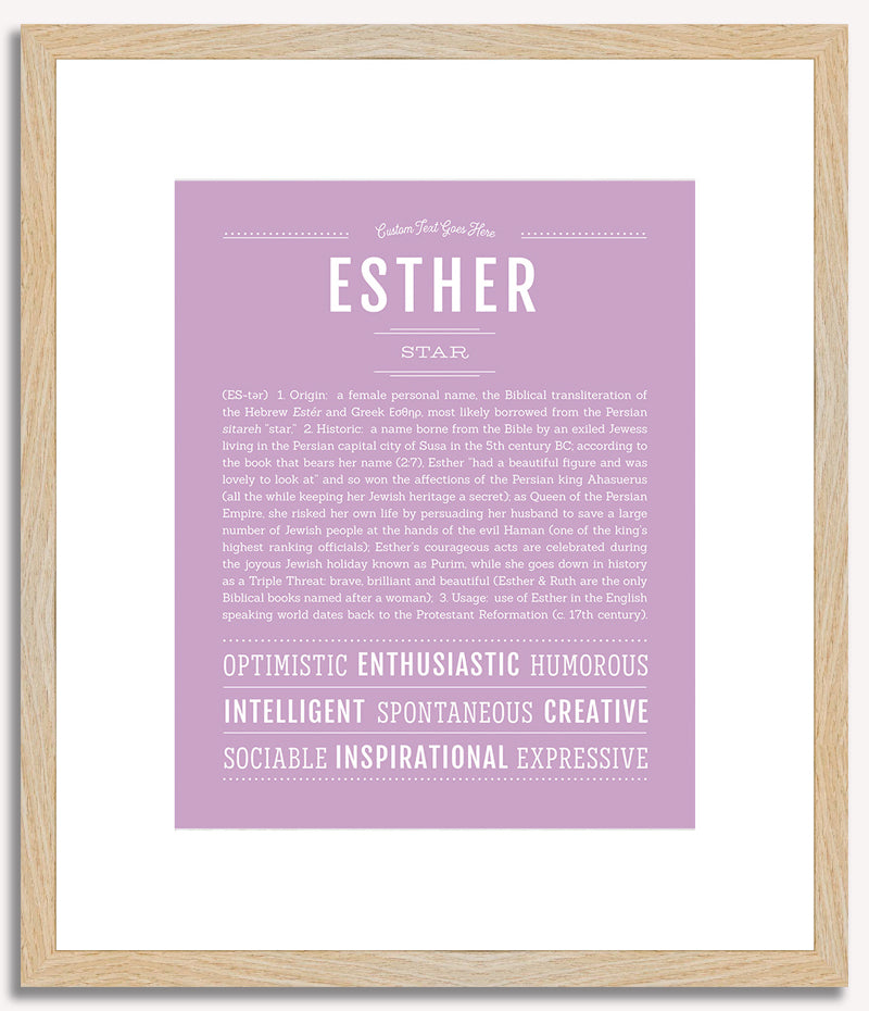 Esther | Name Art Print