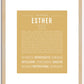 Esther | Name Art Print