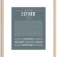 Esther | Name Art Print