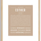 Esther | Name Art Print