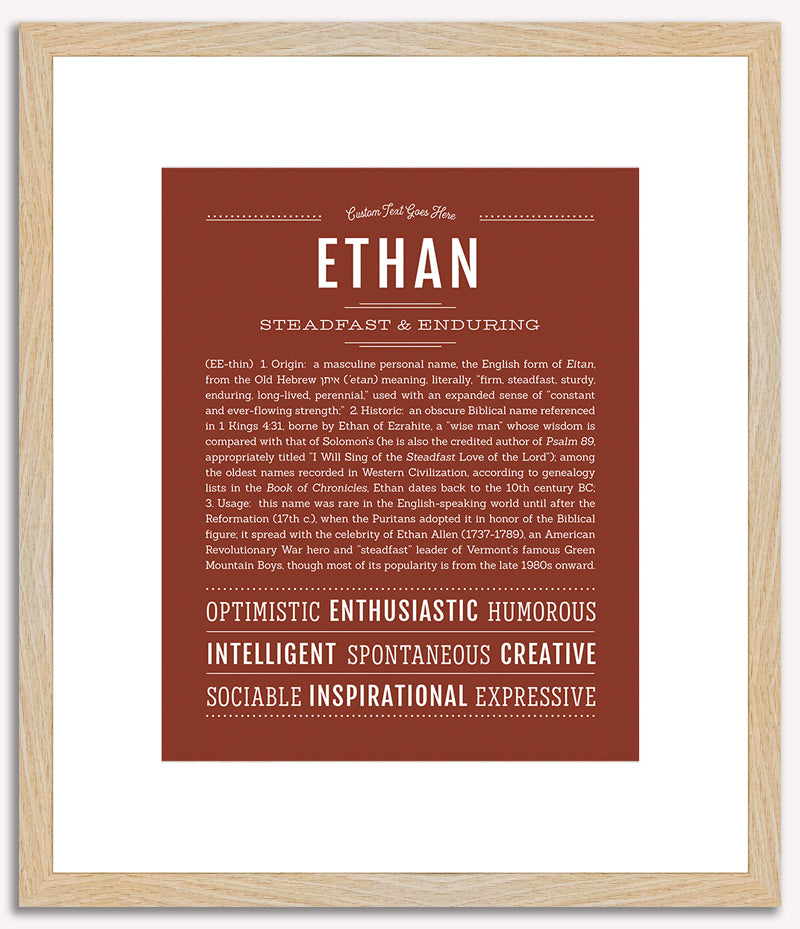 Ethan | Name Art Print