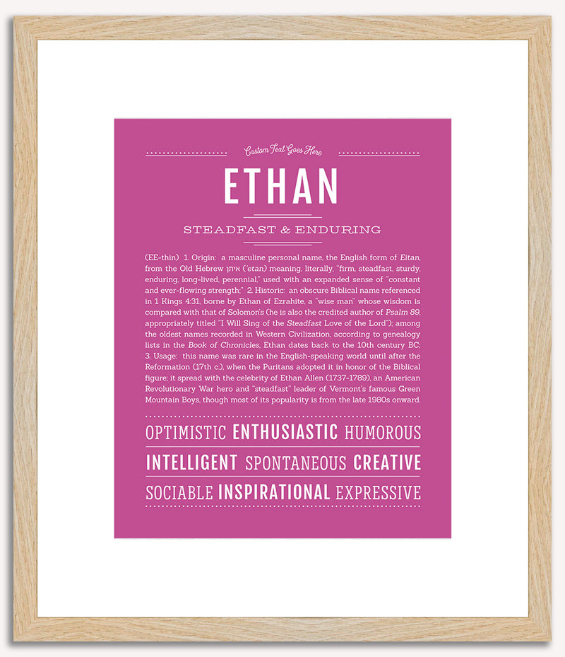 Ethan | Name Art Print