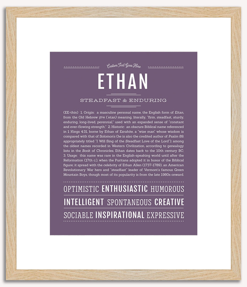 Ethan | Name Art Print