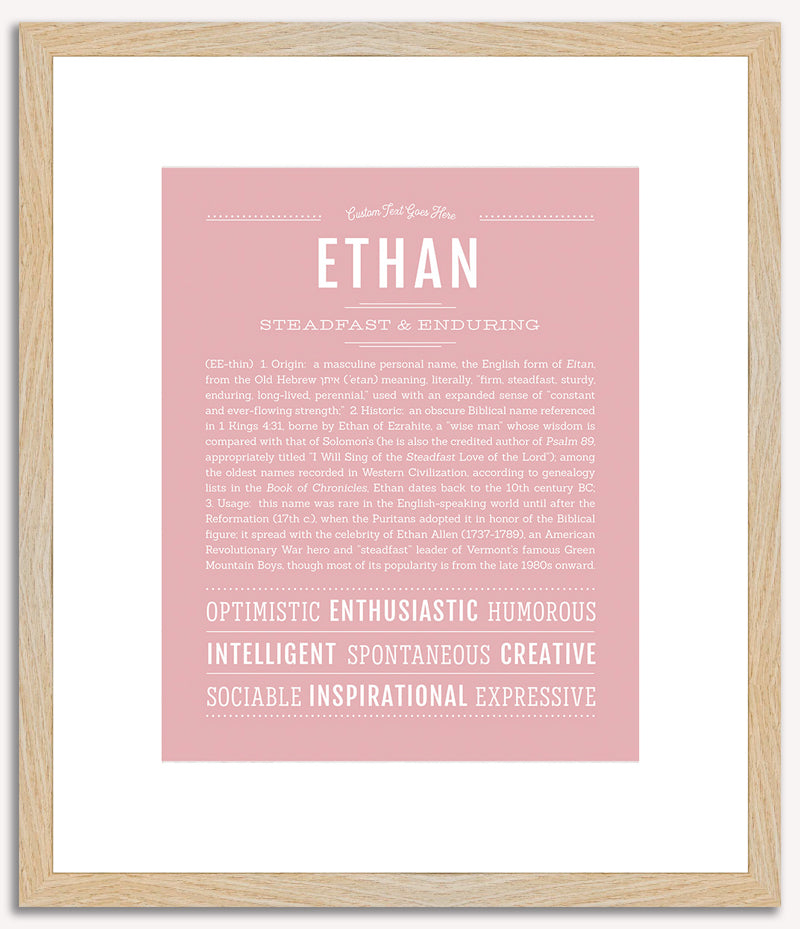 Ethan | Name Art Print