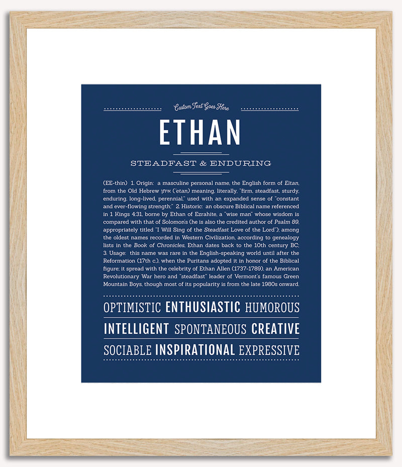 Ethan | Name Art Print