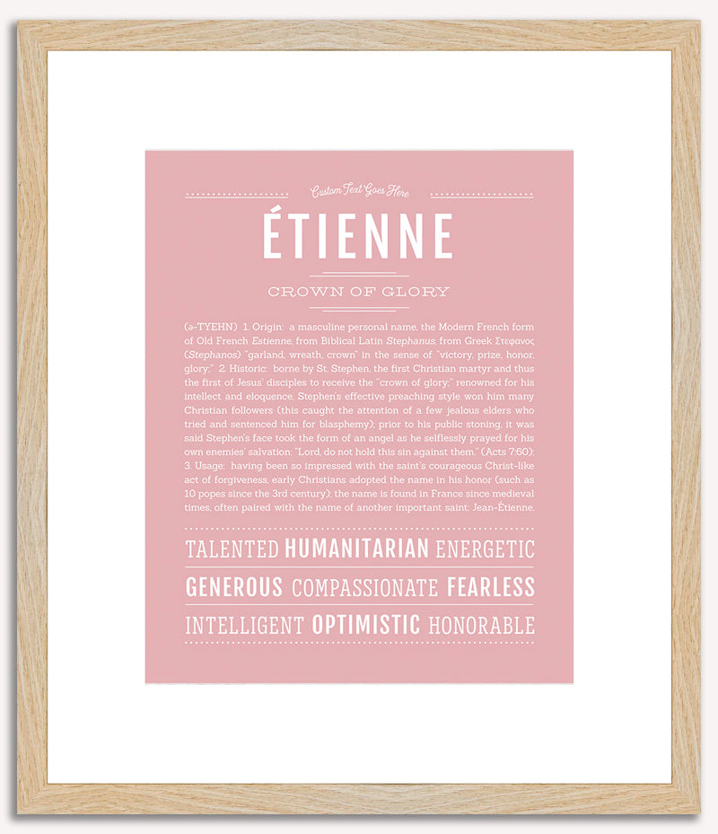 Etienne | Name Art Print