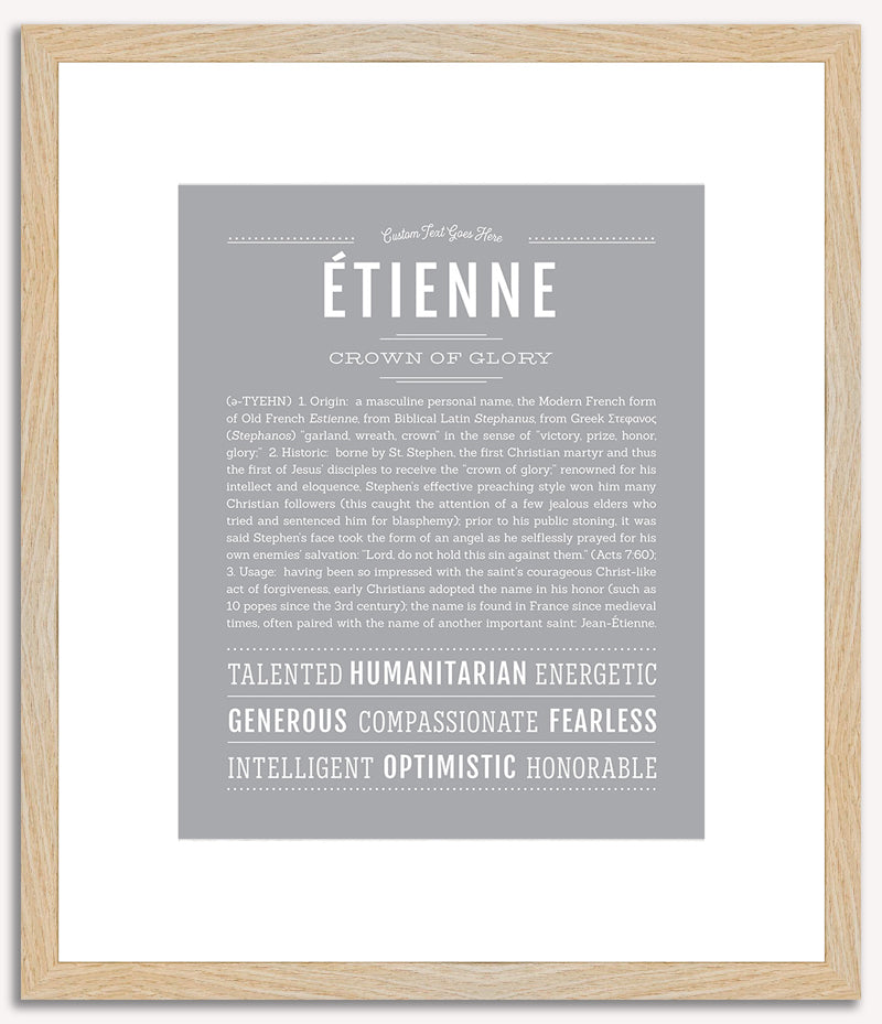 Etienne | Name Art Print