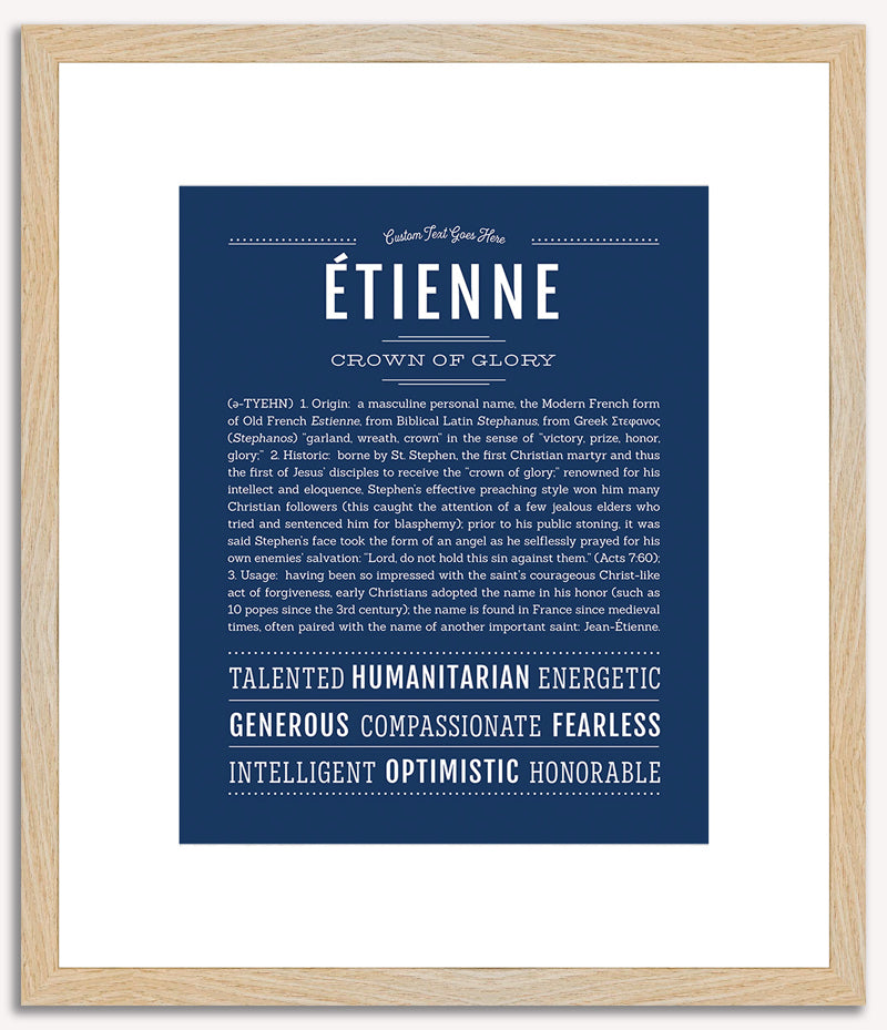 Etienne | Name Art Print