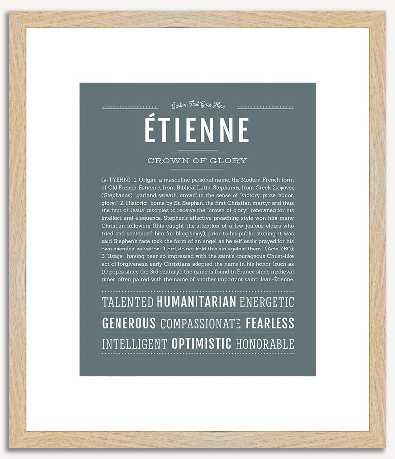 Etienne | Name Art Print