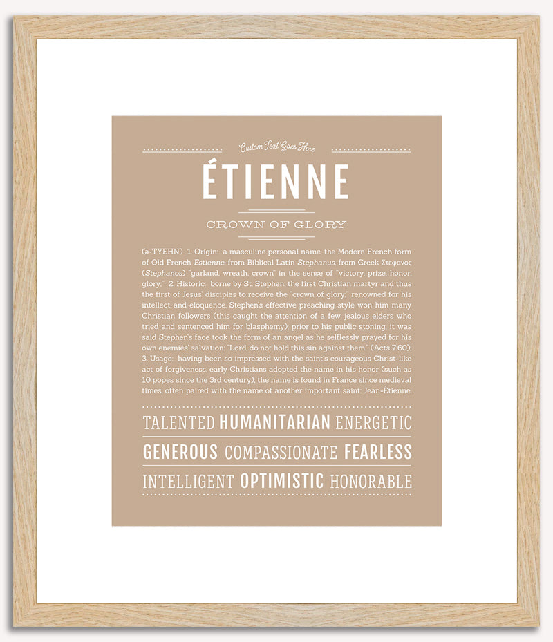 Etienne | Name Art Print