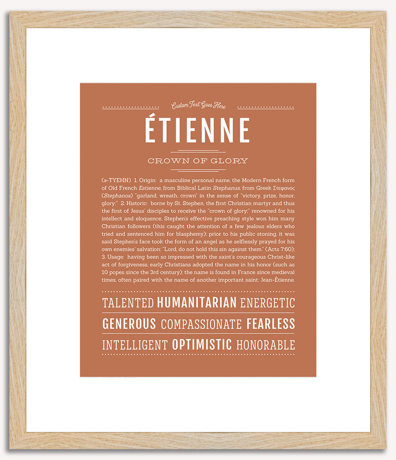 Etienne | Name Art Print