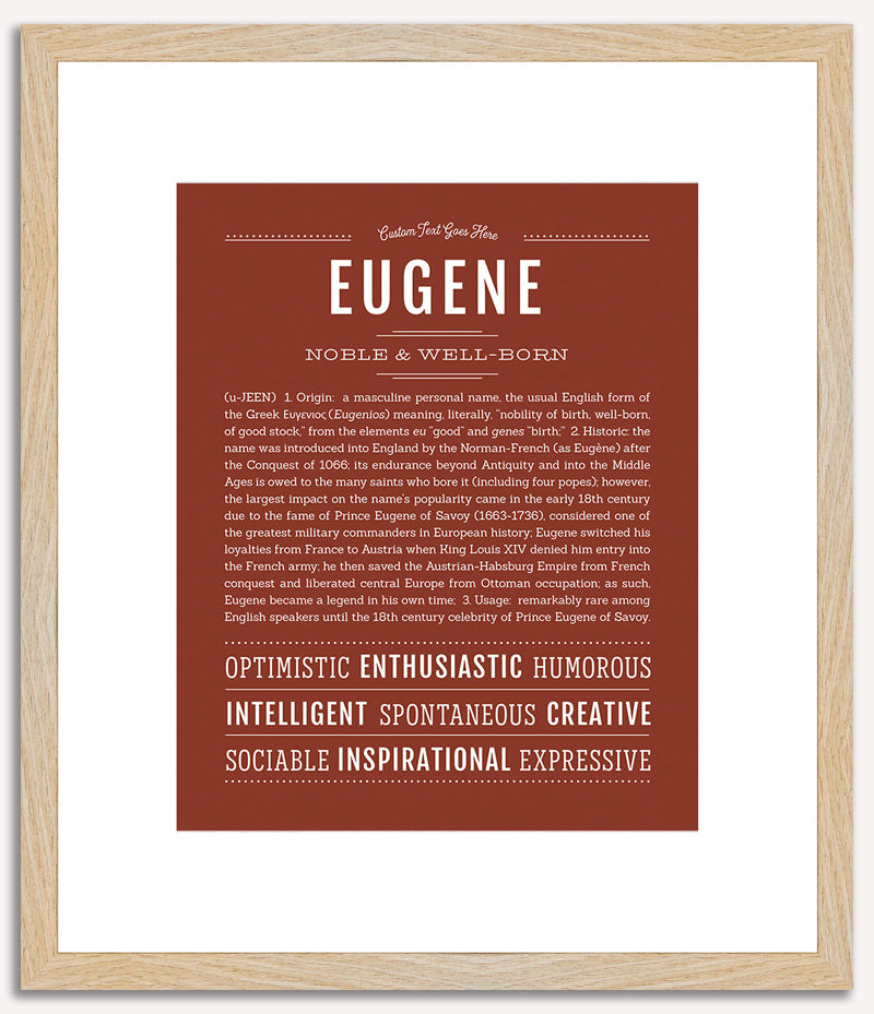 Eugene | Name Art Print