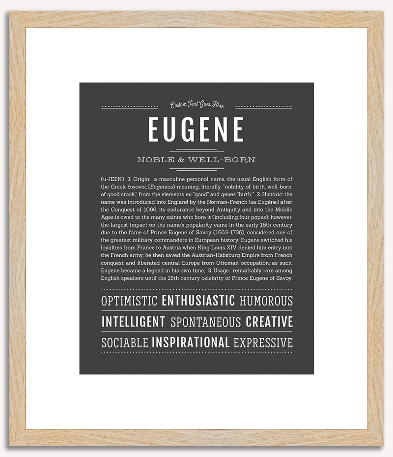 Eugene | Name Art Print