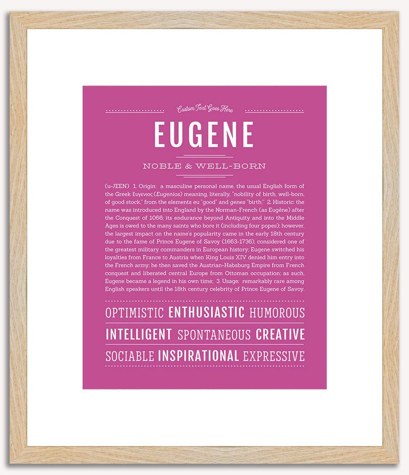 Eugene | Name Art Print