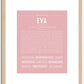 Eva | Name Art Print